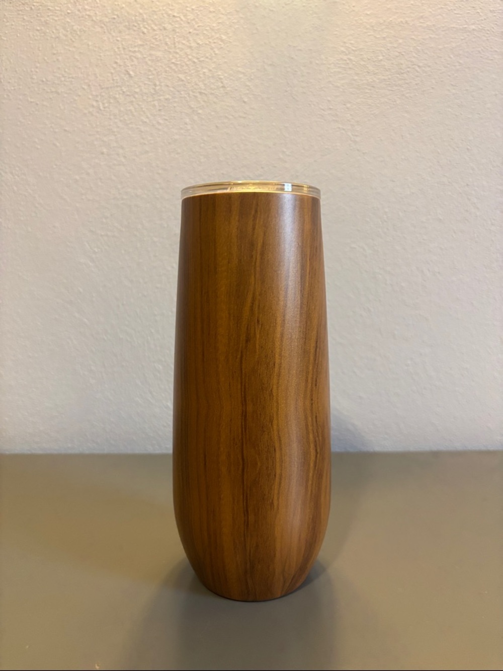 Woodgrain Stainless Travel Tumbler - Brown